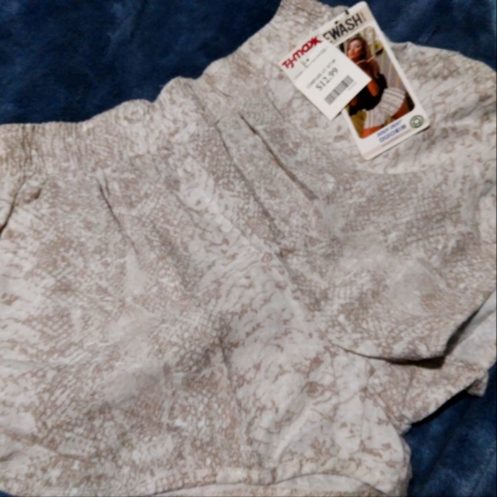 Rewash white/tan shorts